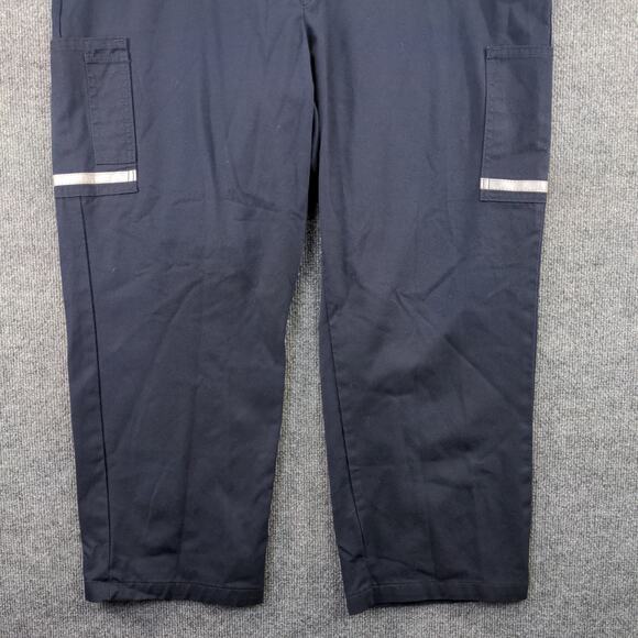 FedEx Federal Express Stan Herman Uniform Pants Size 40R-29 Blue Reflective - Picture 7 of 10